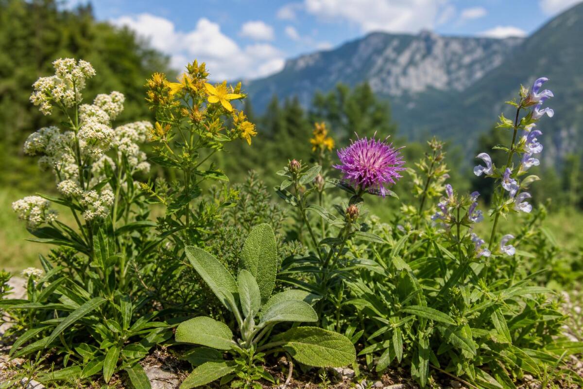 Flavonoidi – rastline, listi in cvetovi v naravnem okolju